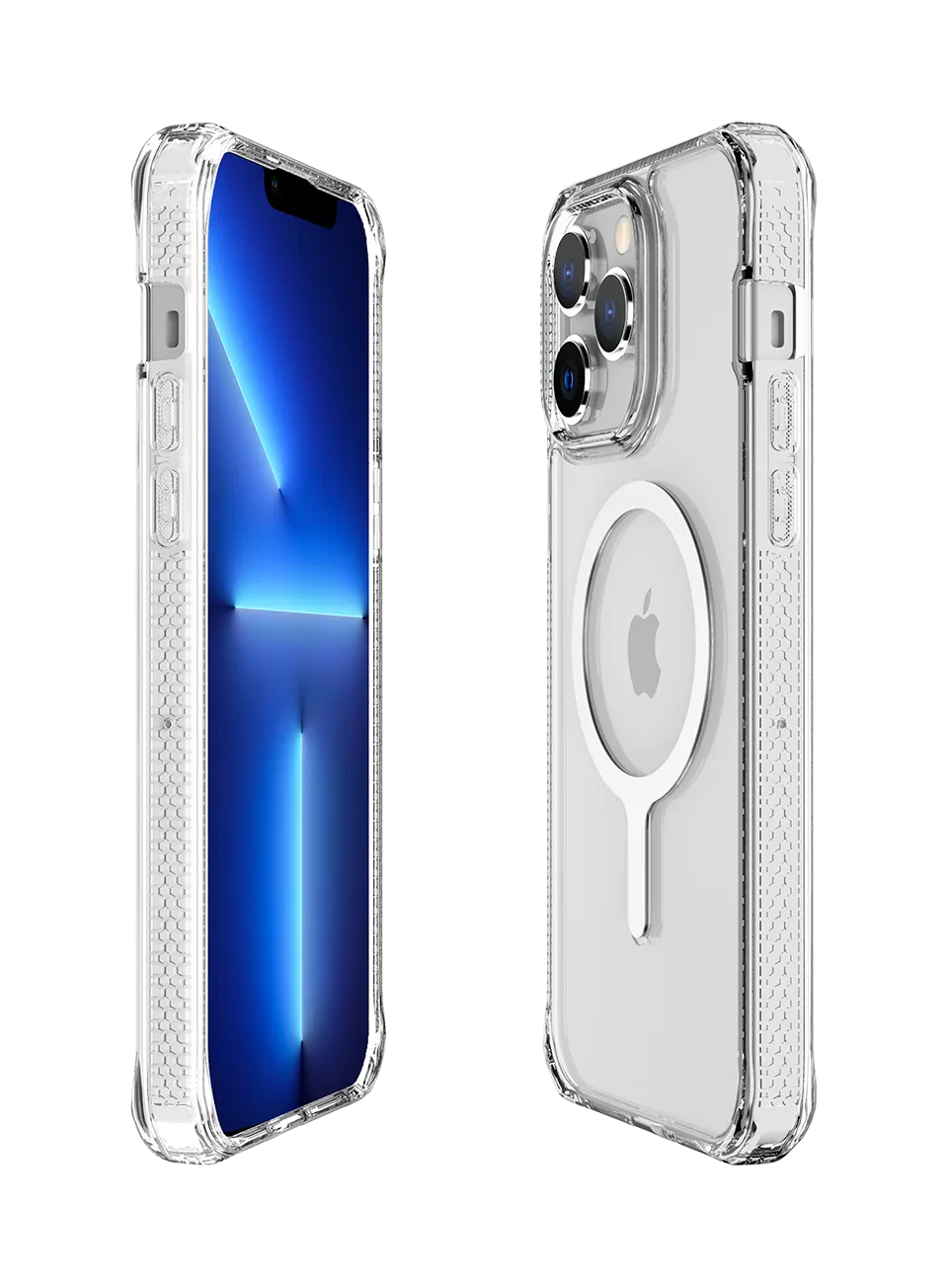 Itskins Hybrid Clear iPhone 14 Pro Magsafe Case - Transparent - Tashqila Itskins Hybrid Clear iPhone 14 Pro Magsafe Case - Transparent - Tashqila